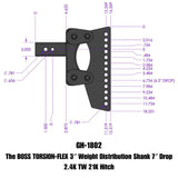 Gen-Y Hitch Torsion-Flex Weight Distribution Shank (MPN: GH-1802)
