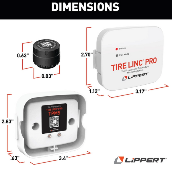 Lippert Tire Linc PRO Tire Pressure Monitoring System (MPN: 2024115889)