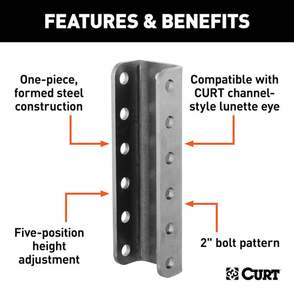 CURT Lunette Channel for Heavy-Duty Towing (MPN: 48650)