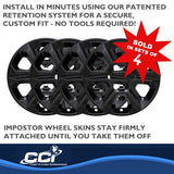 Coast To Coast Impostor Wheel Skin 17 Inch (MPN: IWCIMP413BLKN)