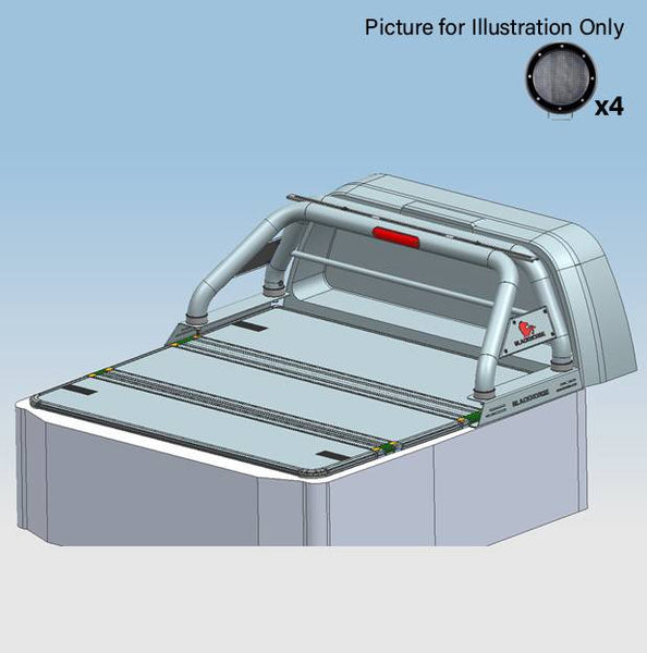 Black Horse Off Road Truck Bed Bar (MPN: RB007BK-PLFB)