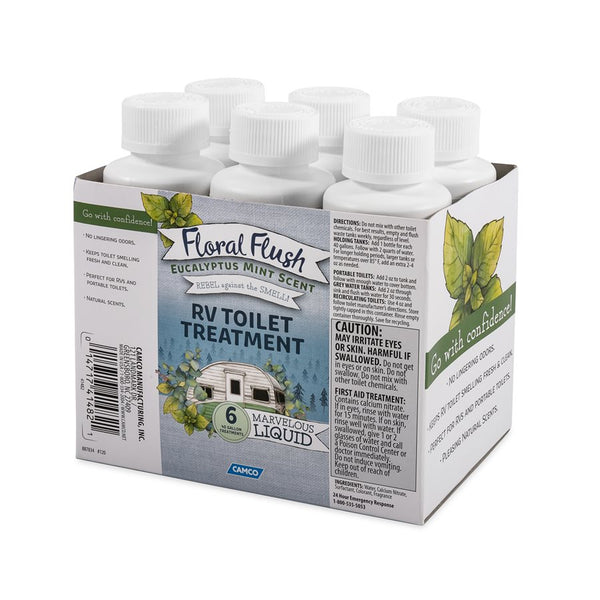 Waste holding tank treatment with floral flush (MPN: 41482)