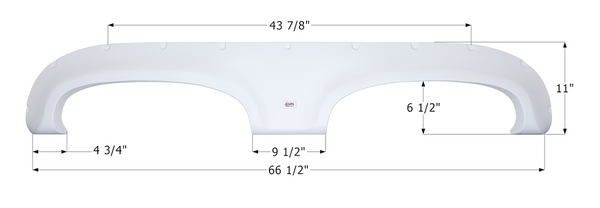 Icon Fender Skirt for Tandem Axle (MPN: 01727)
