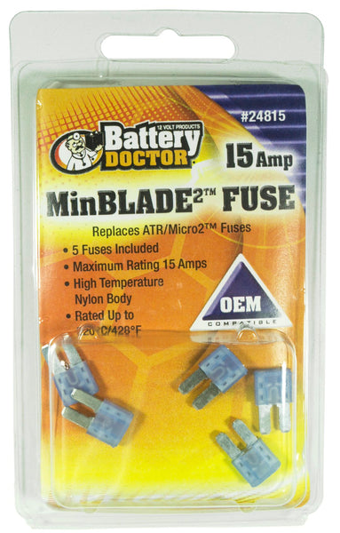 WirthCo MinBlade2 Blue Blade Fuses (MPN: 24815)