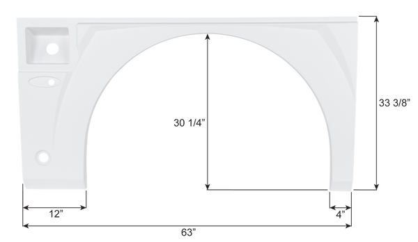 Icon Fender Skirt for American Coach Models (MPN: 17147)