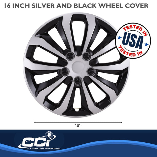 Coast To Coast 16 Inch Wheel Cover Set (MPN: 106116SB)