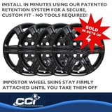 Coast To Coast Impostor Wheel Skin 17 Inch (MPN: IWCIMP395BLK)