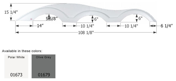 Icon Fender Skirt For Keystone Raptor Models (MPN: 01673)