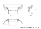 Black Horse Off Road Grille Guard (MPN: 17D502MSS)