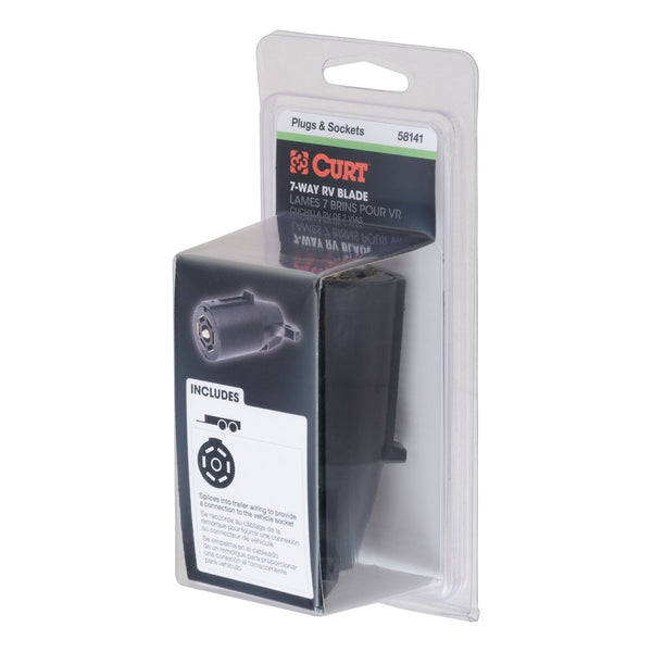 CURT 7-Way Trailer Wiring Connector (MPN: 58141)