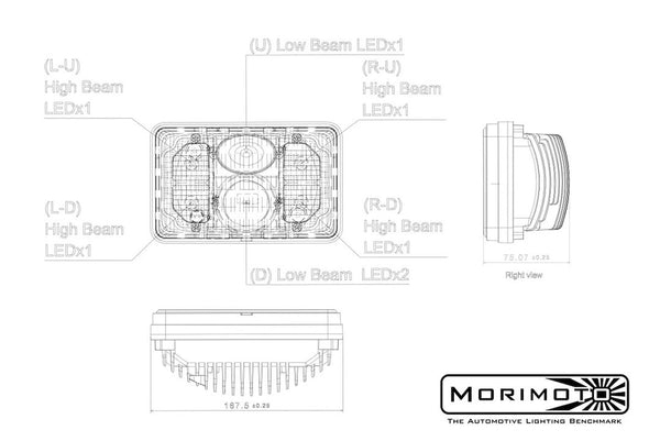 Morimoto Headlight Assembly (MPN: LF267)