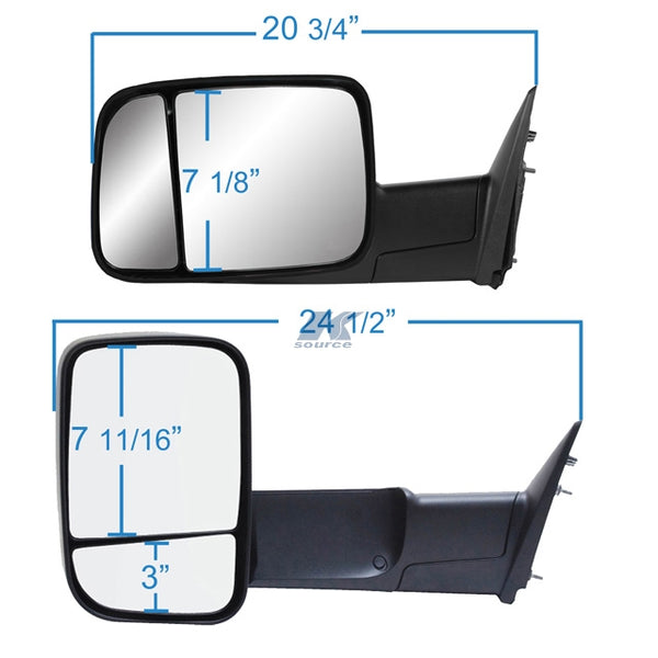 K Source Exterior Towing Mirror (MPN: 60181-82C)