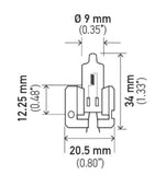 HELLA Driving Fog Light Bulb (MPN: 002857122)