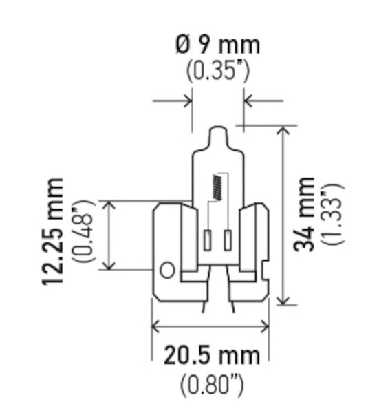 HELLA Driving Fog Light Bulb (MPN: 002857122)