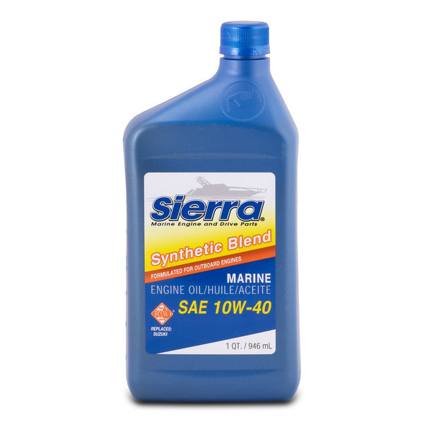 Sierra Marine SAE 10W-40 Semi-Synthetic Oil (MPN: 18-9551-2)
