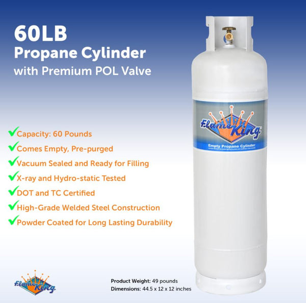 Flame King Propane Tank (MPN: YSN60LB)