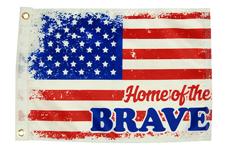 Taylor Made Home Of The Brave Novelty Flag (MPN: 1621)