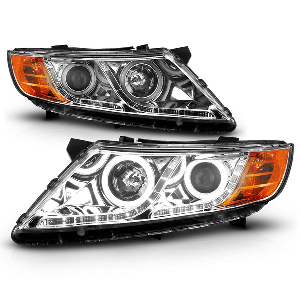 AnzoUSA Headlight Assembly With Halo (MPN: 121459)