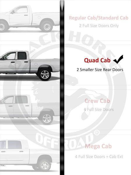 Black Horse Off Road Running Board (MPN: TR-R178S)