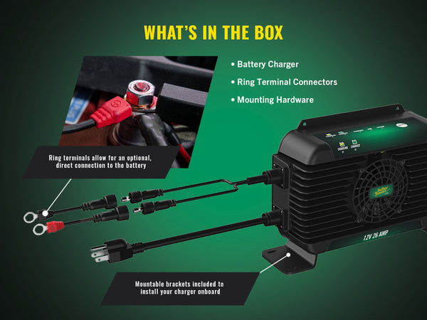 Battery Tender PowerPlus 26 Amp Battery Charger (MPN: 022-2011-DL-WH)