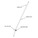 Taco Telescopic Rod Holder Accessory (MPN: T10-3000-9)
