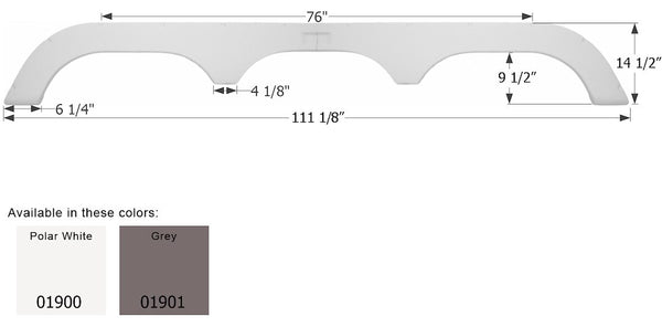Icon Fender Skirt for Fleetwood Gearbox (MPN: 01900)