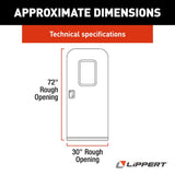 Lippert Components Radius Door (MPN: V000384493)