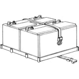 T-H Marine Dual Battery Holder Tray (MPN: DBH-27P-DP)