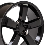 OE Wheels DG04 Gloss Black Aluminum Wheel (MPN: DG04-20090-5115-20B)