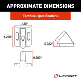 Lippert Components Screen Door Latch Striker (MPN: 198252)
