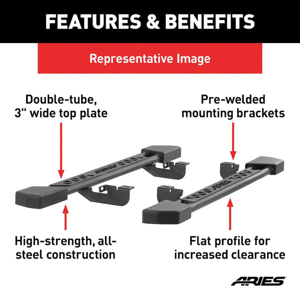 Aries Jeep Rocker Steps (MPN: 2074100)