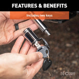 CURT Trailer Hitch Lock with Dust Cap (MPN: 23515)
