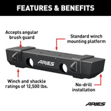 Aries TrailCrusher Jeep Bumper (MPN: 2156000)