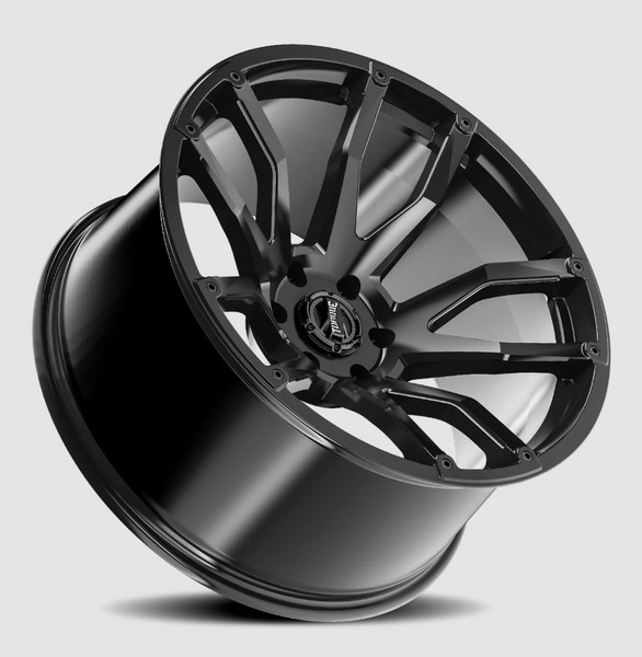 Torque Wheels 22 Inch Satin Black Impact Wheel (MPN: TW403C-22128404-44)