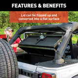 Aries Jeep Security Cargo Lid (MPN: ALC25000-00)