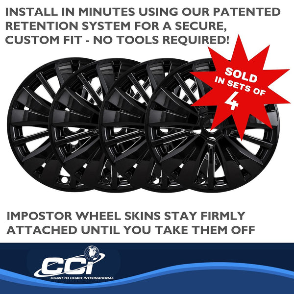 Coast To Coast Impostor Wheel Skin 18 Inch (MPN: IWCIMP488BLK)