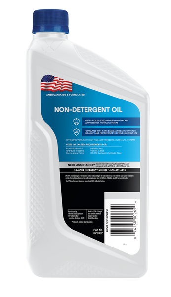 Valvoline Daily Protection Non-Detergent Oil (MPN: 822382)