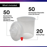 3M PPS Standard Lid and Liner Kit (MPN: 16000)