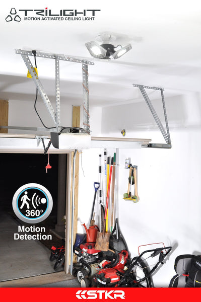 STKR Concepts TRiLIGHT Motion Activated Ceiling Light (MPN: 00342-2)