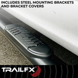 TrailFX 5 Inch Oval Bent Side Bars (MPN: A7068B)