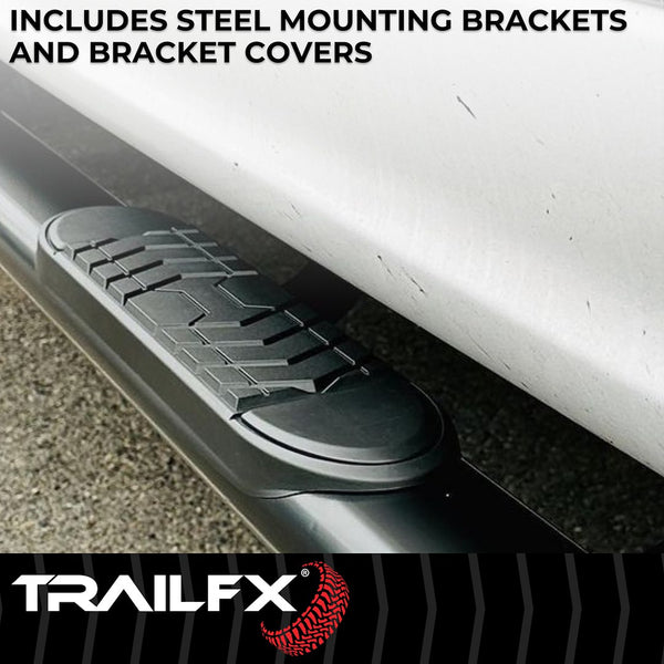 TrailFX 5 Inch Oval Bent Side Bars (MPN: A7068B)