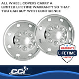 Coast To Coast 16 Inch Stainless Steel Wheel Cover Set (MPN: IWCAL160SS)