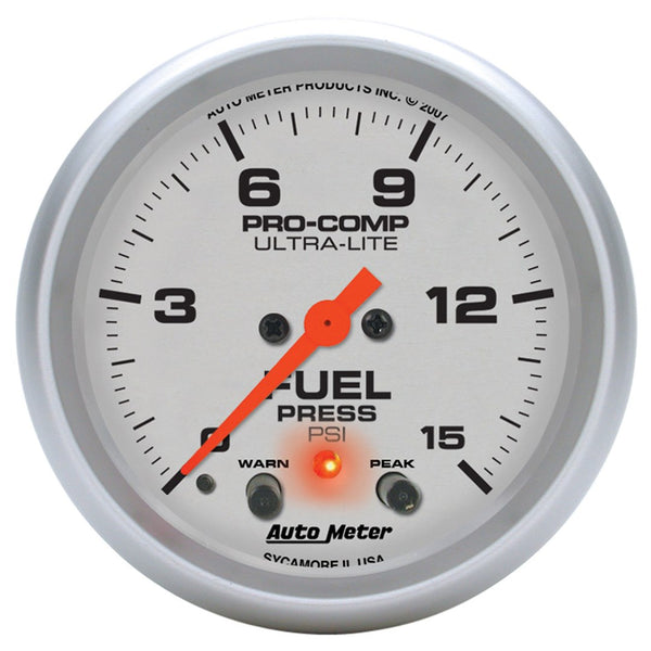 AutoMeter Ultra-Lite Fuel Pressure Gauge (MPN: 4470)
