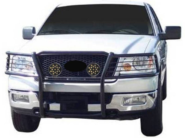Black Horse Grille Guard Kit (MPN: 17FP28MA-PLB)