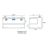 UWS Liquid Transfer Tank and Tool Box Unit (MPN: TT-45-COMBO-BLK)