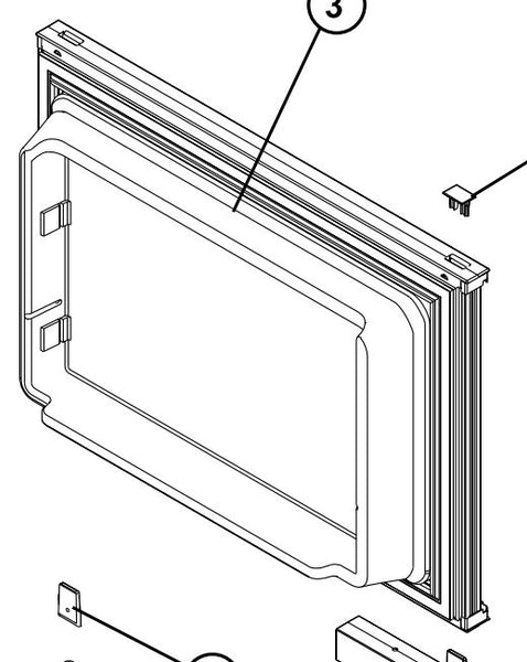 Norcold Freezer Door Assembly (MPN: 623272)