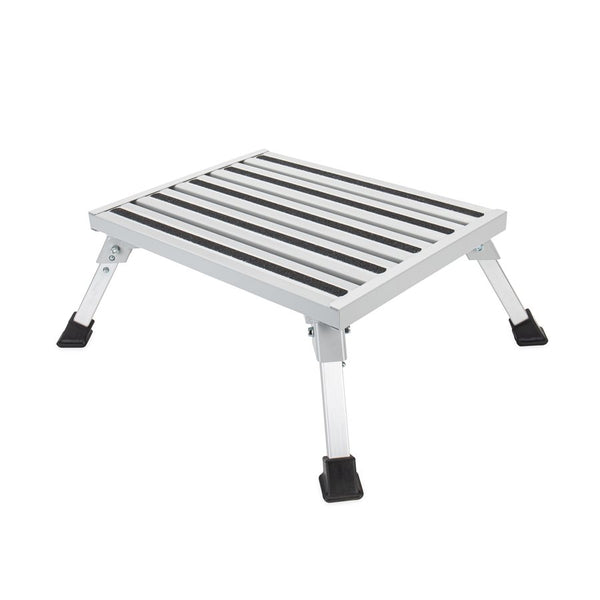 Aluminum Step Stool with Foldable Legs (MPN: 43677)