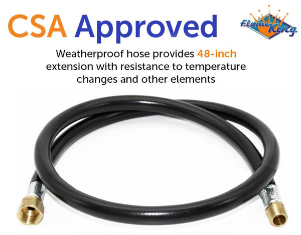 Flame King Propane Hose Assembly (MPN: MB100383-48)