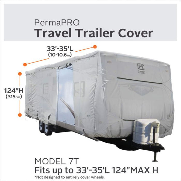 Classic Accessories PermaPRO Travel Trailer Cover (MPN: 80-325-201001-RT)