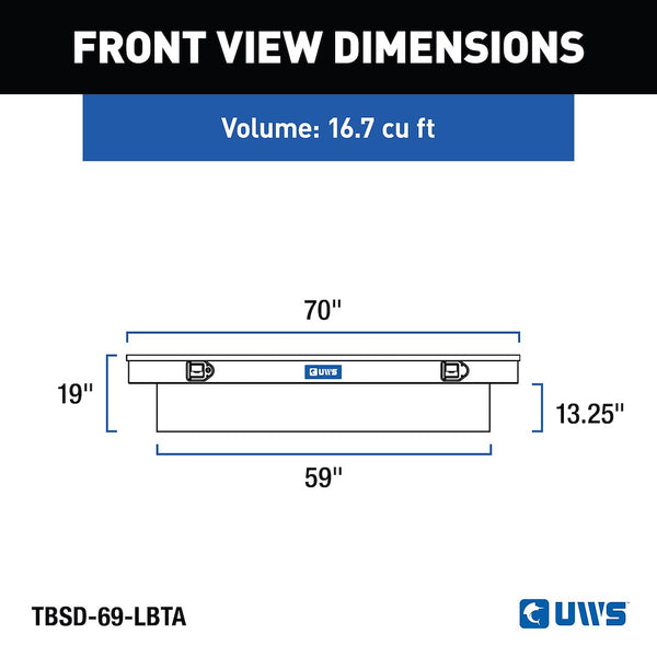 UWS Crossover Deep Extra Wide Tool Box (MPN: TBSD-69-LBTA)